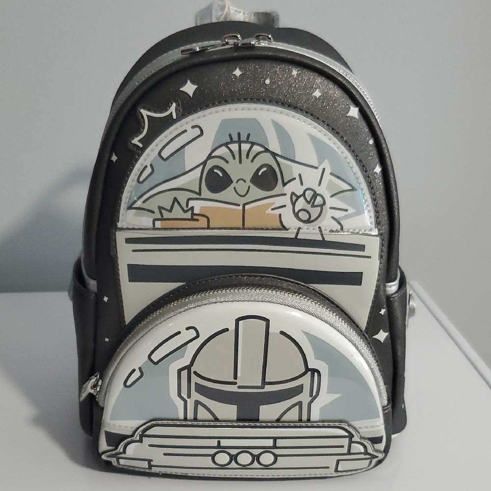 Star Wars Loungefly Mandalorian & Grogu Backpack